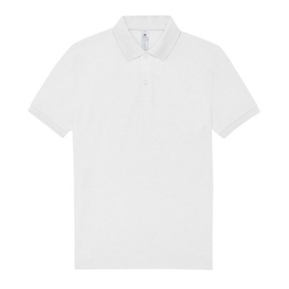 B&C Mens My Polo Shirt / White